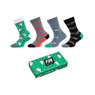 Skarpetki dla dzieci - Skarpety dziecięce FUNSOCKS KIDS CHRISTMAS SOCKS BOX 4P - miniaturka - grafika 1