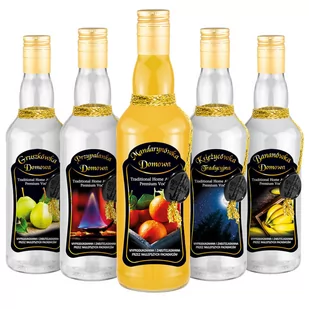 BUTELKA ZDOBIONA PREMIUM MONOPOL 0,5L - RÓŻNE WZORY - Domowy wyrób alkoholu - miniaturka - grafika 1