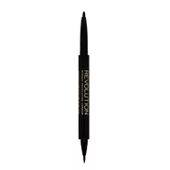 Eyelinery - Makeup Revolution London London Awesome Dual Eyeliner Felt & Kohl eyeliner 0,18 g dla kobiet Black - miniaturka - grafika 1