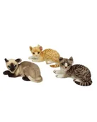 Maskotki i pluszaki - Maskotka Kot leżący mały 3 kolory mix - miniaturka - grafika 1