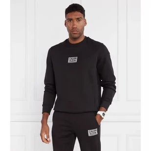 Calvin Klein Bluza GLOSS STENCIL LOGO | Regular Fit - Bluzy męskie - miniaturka - grafika 1