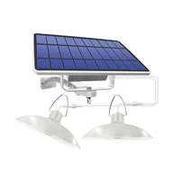 Lampy ogrodowe - Lampa LED solarna wisząca 6W 4500K biała ogrodowa żyrandol 2szt - miniaturka - grafika 1
