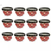 Akcesoria i części do lodówek - Hermetyczne słoiki do mrożenia – Hermetyczne słoiki do przechowywania Przezroczyste czarne pojemniki, opakowanie 12 szt. - miniaturka - grafika 1