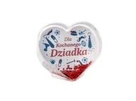 Ramki na zdjęcia - Akrylowa ramka Serce z napisem Dla Kochanego Dziadka - miniaturka - grafika 1