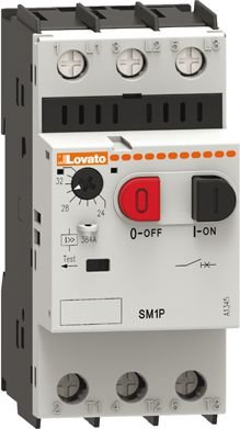 Lovato Electric Wyłącznik silnikowy z przyciskami 0,63 - 1A 100kA 400V SM1P0100