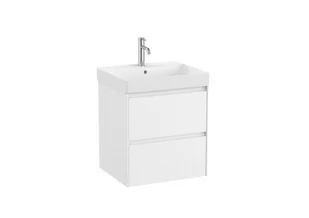 Roca Ona Umywalka z szafką Unik 55x46 cm biały A851687509 - Szafki łazienkowe - miniaturka - grafika 1