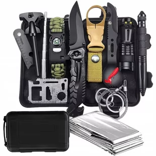 Multitool Wojskowy Zestaw Survival Przeżycia 18W1 - Scyzoryki - miniaturka - grafika 1