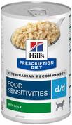 Mokra karma dla psów - Hills Prescription Diet d/d Food Sensitivities, kaczka - 12 x 370 g - miniaturka - grafika 1