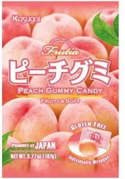 Frutia Peach Gummy, żelki o smaku brzoskwiniowym 107g - Kasugai - Kuchnie świata - miniaturka - grafika 1