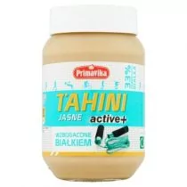 Primavika Tahini jasne ACTIVE + wzbogacone białkiem 470g CE5D-994D2 - Słodkie kremy i masła - miniaturka - grafika 1