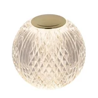 Lampy stojące - Cintra D11 LED lampa stołowa 1xLED/2W złota/transparentna 13599/02/60 - miniaturka - grafika 1