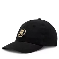 Czapki damskie - Czapka z daszkiem Tommy Hilfiger Spring Chic Cap AW0AW15775 Black BDS - miniaturka - grafika 1