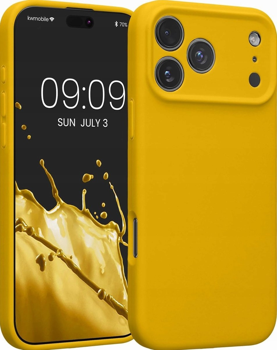 ETUI TELEFON ETUI OBUDOWA OCHRONNA FUTERAŁ SILIKON ŻÓŁTY MATOWY