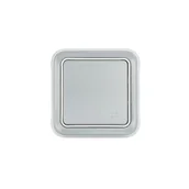 Wyłączniki światła i elektryczne - Legrand 069811 PLEXO Łącznik schodowy SZARY 10AX-250V~ - komplet podtynkowy - miniaturka - grafika 1