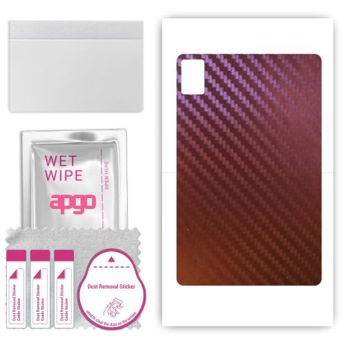 folia naklejka skórka strukturalna na TYŁ do Teclast M50 Pro - Carbon Kameleon CAKA5 - apgo SKINS