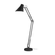 Lampy stojące - Ideal Lux Lampa podłogowa SALLY PT1 TOTAL czarna 265315 - miniaturka - grafika 1