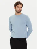 Bluzy męskie - BOSS Bluza Westart 50509323 Błękitny Regular Fit - miniaturka - grafika 1