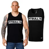 Odzież taktyczna i umundurowanie - Tank Top PITBULL Middle Weight 190 Spandex Hilltop '25 - Czarny  L - miniaturka - grafika 1