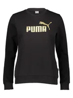 Bluzy damskie - Puma Bluza "Essentials+" w kolorze czarnym - miniaturka - grafika 1
