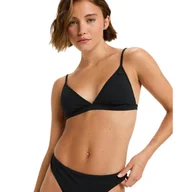 Stroje kąpielowe - Trójkątny stanik bikini dla Kobiety BEACH CLASSICS FIXED TRI Czarny - miniaturka - grafika 1