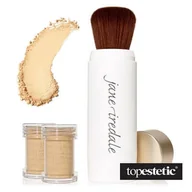 Pudry do twarzy - Jane Iredale Amazing Base Brush Sypki puder mineralny z pędzlem (kolor Warm Silk) 5 g - miniaturka - grafika 1
