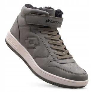 Buty Zimowe Męskie Lotto Ocieplane Sportowe Wysokie Paliot Fur 2400192U - Buty sportowe męskie - miniaturka - grafika 1