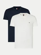 Koszulki męskie - Tommy Jeans Komplet 2 t-shirtów DM0DM20687 Kolorowy Slim Fit - miniaturka - grafika 1