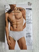 Majtki męskie - CALVIN KLEIN Majtki białe Slipy 3 pack Rozmiar L - miniaturka - grafika 1