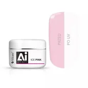 Żele do paznokci - Silcare slay Żel Affinity Ice Pink różowy 100g Uv - miniaturka - grafika 1
