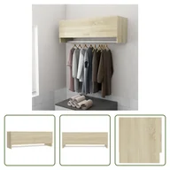 Szafy - The Living Store Szafa dąb sonoma 100x32,5x35 cm materiał drewnopochodny - miniaturka - grafika 1