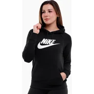Bluzy sportowe damskie - Bluza sportowa damska Nike W Essential Hoodie PO HBR - miniaturka - grafika 1