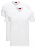 Piżamy męskie - Hugo Komplet 2 t-shirtów V 50325417 Biały Slim Fit - miniaturka - grafika 1