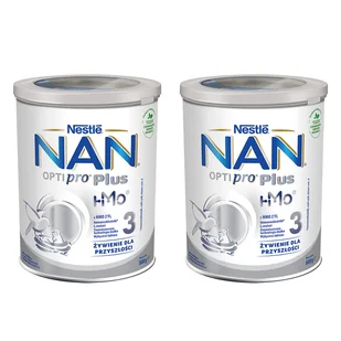 Zestaw Nestle NAN Optipro Plus 3 HMO, mleko modyfikowane dla dzieci po 1 roku, 2 x 800 g - Mleko modyfikowane - miniaturka - grafika 1