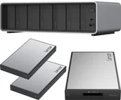 Dyski SSD - Lexar Professional Workflow Pro with CFexpress Type A reader and 2x2TB SSD F800/730/2x502T-2TB - miniaturka - grafika 1