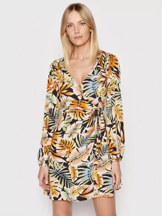 Billabong Sukienka letnia Spring Romance C3DR23 BIP2 Kolorowy Wrap Fit - Sukienki - miniaturka - grafika 1