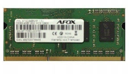 Pamięć do laptopa AFOX SO-DIMM DDR3 8GB 1866MHZ AFSD38CK1P