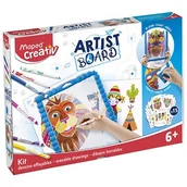 Tablice dla dzieci - Maped Tablica zmywalna z szablonami i markerami Maped Creativ - miniaturka - grafika 1