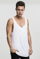 Koszulki męskie - koszulka na ramiączka LONG SHAPED OPEN EDGE LOOSE TANK white-M - miniaturka - grafika 1