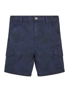 Guess Szorty materiałowe N3GD12 WFCB0 Niebieski Regular Fit - Spodenki damskie - miniaturka - grafika 1