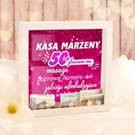 Skarbonki - Skarbonka 3D prezent urodzinowy z imieniem 50+ - miniaturka - grafika 1