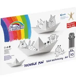 Podobrazia, bloki, papiery - BLOK TECHNICZNY A4 10 KARTKOWY BIAŁY - miniaturka - grafika 1