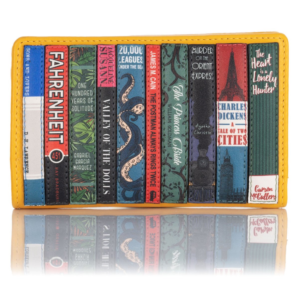 Żółty portfelik damski Literatura Yoshi Y1089