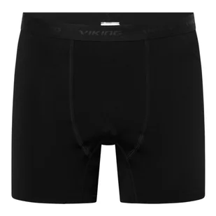Męskie bokserki termoaktywne Viking Lockness Man Boxers full black - S - Majtki męskie - miniaturka - grafika 1
