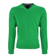 Swetry męskie - Sweter męski premium cotton TOMMY HILFIGER PACIFIC V-NK C827830472 378 XL - miniaturka - grafika 1