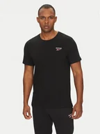 Koszulki męskie - Reebok T-Shirt 100221874 Czarny Regular Fit - miniaturka - grafika 1