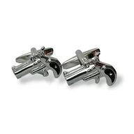 Spinki do mankietów i krawatów - Spinki do mankietów - SPINKI - BROŃ (SREBRNA) - STAL - miniaturka - grafika 1