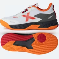 Buty sportowe męskie - Buty do piłki ręcznej Munich Hooper (kolor Biały. Pomarańczowy, rozmiar 41) - miniaturka - grafika 1