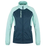 Kurtki i kamizelki sportowe damskie - Kurtka damska Husky Suli L Rozmiar: M / Kolor: jasnoniebieski - miniaturka - grafika 1