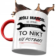 Kubki - Kubek Czerwony dla Marcela Kolegi na Prezent z Nadrukiem ze Zdjęciem+ Opakowanie na prezent (wzór 01) - miniaturka - grafika 1