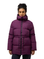 Kurtki damskie - Jack Wolfskin Kurtka puchowa "Kirschallee" w kolorze fioletowym - miniaturka - grafika 1